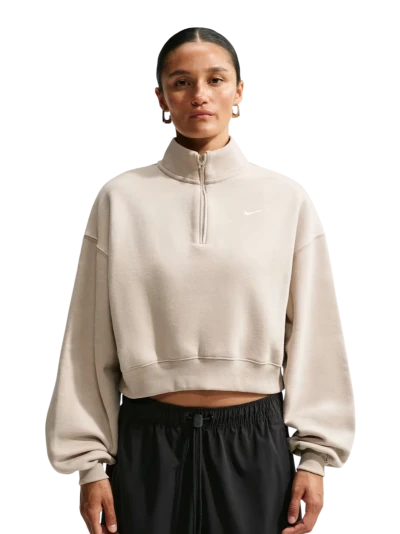 Кофта Nike W NK STDO FLC MW OS CROP QZ - 190764