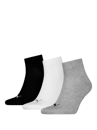 Шкарпетки Puma UNISEX QUARTER PLAIN 3P - 168390