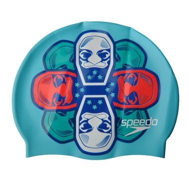 Шапочки для плавання speedo Junior Slogan Cap - 101532, фото 1 - інтернет-магазин MEGASPORT