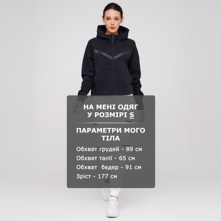 Кофта Nike W Nsw Tch Flc Wr Hoodie Fz - 125320, фото 6 - интернет-магазин MEGASPORT