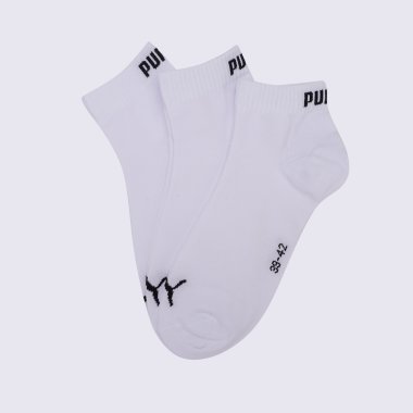 Шкарпетки puma Unisex Quarter Plain 3p - 112222, фото 1 - інтернет-магазин MEGASPORT