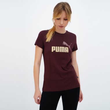 Футболки puma ESS+ Metallic Logo Tee - 140902, фото 1 - интернет-магазин MEGASPORT