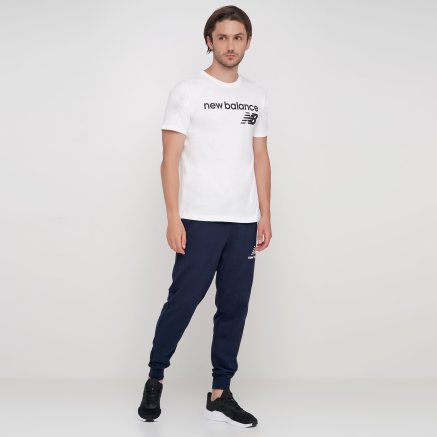 Спортивные штаны New Balance Essentials Stacked Logo - 124783, фото 2 - интернет-магазин MEGASPORT