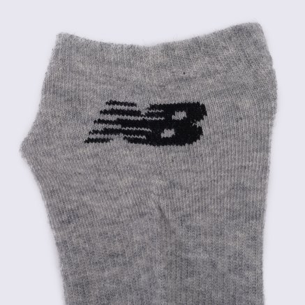 Шкарпетки New Balance Performance Cotton Flat Knit No Show 3 Pair - 122571, фото 2 - інтернет-магазин MEGASPORT