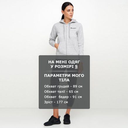 Кофта Champion Hooded Full Zip Sweatshirt - 124972, фото 6 - интернет-магазин MEGASPORT